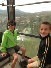 Gondola ride to the Breck Summer Fun Park
